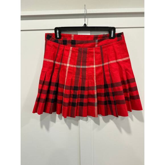 Burberry Plaid Pleated Golf Skirt - Picture 3 of 7
